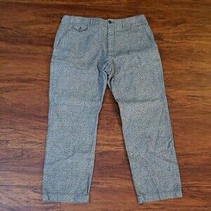 Louis Vuitton Heather Gray Chic Feminine Workcore Lux Relaxed Dress Pants Sz 42